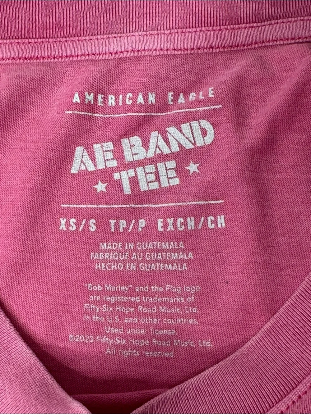 American Eagle Outfitters Pink AE Band Tee - Picture 8 of 8